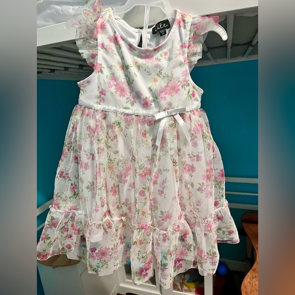 Spring floral toddler dream semi causal/formal